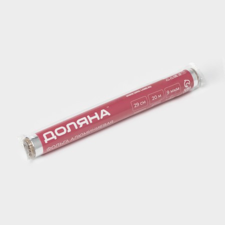 Food aluminum foil "Dolyana", 29 cm × 20 m, 9 μm-1