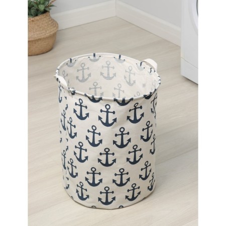 Basket Winness Textile shares "Anchor", 40 × 40 × 48.5 cm-2
