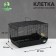 Cell for rodents "Pijon", 47 x 30 x 30 cm, black