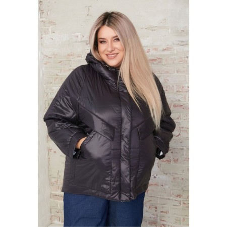Women's jacket, size 64, black color