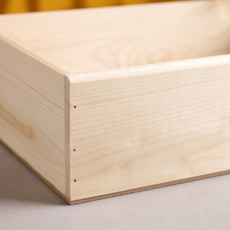 A set of Kashpo wooden gift elegant "Classic", 3 in 1, an array of pine trees, natural-2