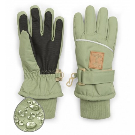 Children's gloves, size 14-15, khaki color