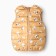 Warm vest for girls, peach color, height 80-86 cm