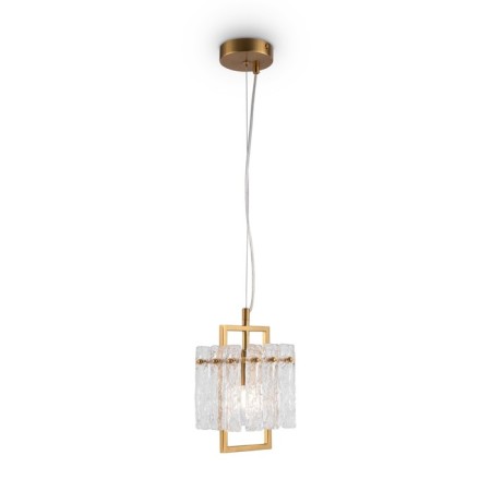 Suspended lamp 40W, 1HE14, 2.6x1.5x1.5 cm, brass