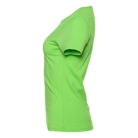 Female T-shirt, size 42, bright green color-1
