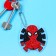 Diamond mosaic on the key fob, 6.5x6.3 cm, Spider-Man