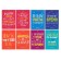 Notepad A6, 32 sheets, on paper, "phrases", paper cover, lamination, mix