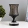Aroma lace with backlight "Patterns" GU10 35W+RGB black 11x11x23 cm
