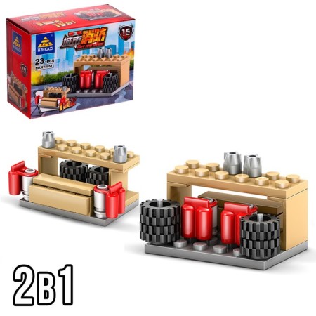 Designer Firefighters "Technique", 16 types, mix-13