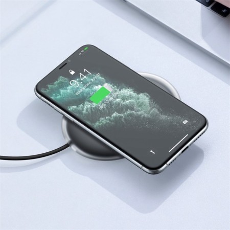 Wireless charger Baseus Jelly, 2 A, 15W, black-8