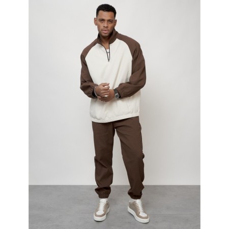 Sports suit men's, size 48, brown color-12