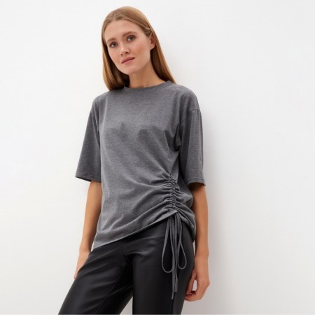 Women's T-shirt with Kulika Minaku Regular Fit: Gray, rr 52