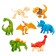 Toy - Funny Box Surprise "Dinosaurians": figure, stickers