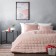 Software "Soft": a bedspread 160 x 220 cm, pillowcase 40 x 40 cm - 2 pcs, the color is light - pink