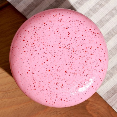 Antistress dummy "cotton cheesecake" 10x10x6cm, strawberry-3