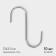 Stainless steel meat hooks, 12x3.5 cm, packaging 10 pcs