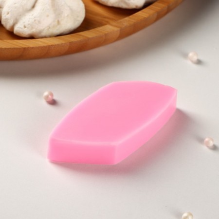 Mold "Baget", silicone, 7.5 × 3.5 × 1.5 cm, pink color-3