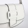 Female bag on the shoulder, white color 25*16*6 cm