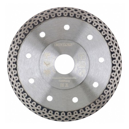 Diamond disk Gross, 230 × 22.2 mm, thin, continuous (jaguar), wet cutting