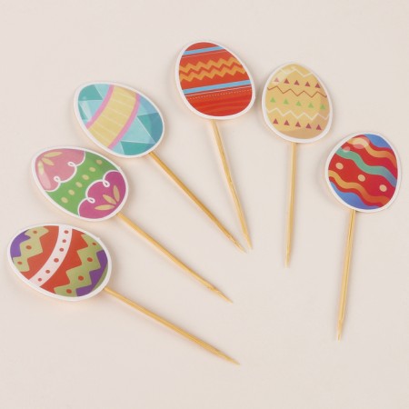 Skewers "Easter eggs", set of 6 pcs.-2