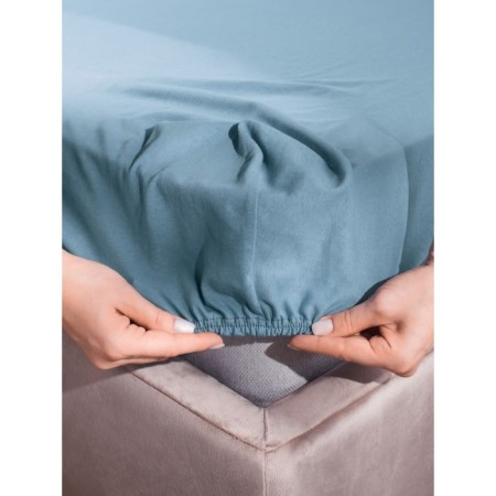 SEA WAVE gum sheet, size 160x200x20 cm, blue-11