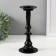 Summary metal per 1 candle d = up to 5 cm "Matias" black 9x9x22.5 cm