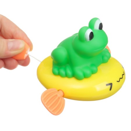 Clothing toy for a bathtub with a spray "Frog", Baby Me-7