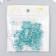 Plastic beads "Crystal polyhedron. Azure-gray" Transparent set of 20 g 1x1x1 cm