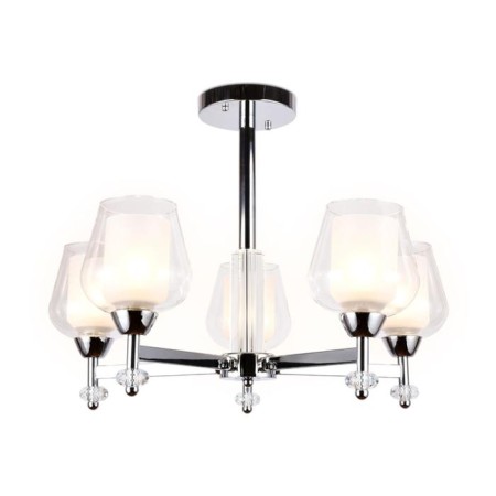 Ambrella Light Traditional, 5x40W E27 chandelier, chromium color-1