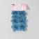 Knitted elements "Two -color flowers", 4.5 × 4.5 cm, 10 pcs, blue color