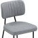Stol on the metal frame VAKAO Metal/fabric, black/gray 46x50x83 cm