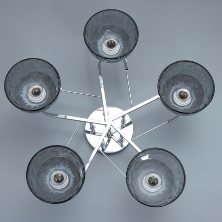 Aquil chandelier 5he27 40W chrome 45x15x22 cm Bayerlux-4