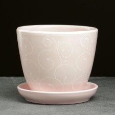 Pot Flower Pearl 1l with a stand