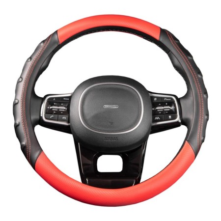 SkyWay Carbon-2 m, black and red eco-leather braid, S01102424-9