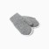 Baby mittens minku, gray color, 18 cm