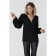Women's blouse with a deep neckline, size 46