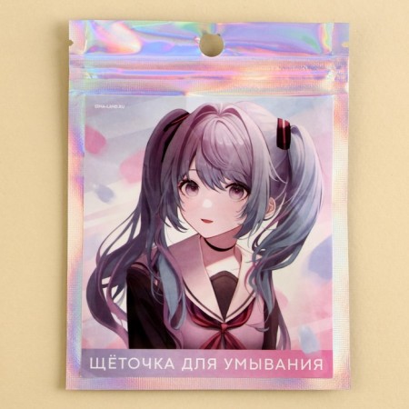 Silicone sponge for washing in the ANime package, 6.5 x 5 cm-4