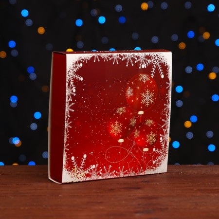 Box for sweets 16 pcs, 17.7 x 17.7 x 3.8 cm "New Year's mood"-6