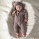 A jumpsuit knitted baby I "Bear" growth 74-80 cm