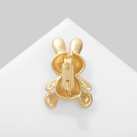 Back "Bunny" toy, color matte gold-1