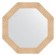 Mirror in the baguette frame, gold dunes 90 mm, 76.6x76.6 cm