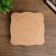 Figure casket is large for decor from MDF 18.5x18.5x6 cm, overlay 14 cm