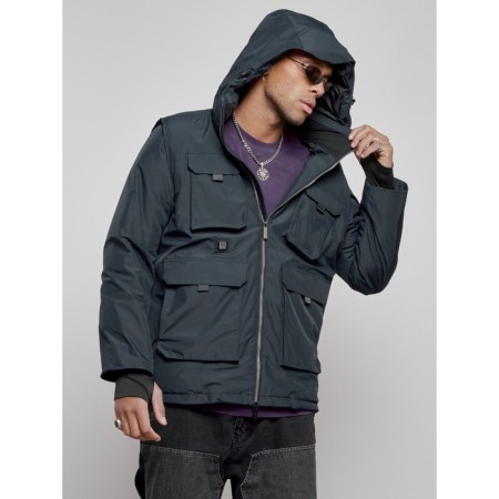 Luy jacket transformer male winter, size 52, dark blue color-29