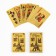 Paris Paris playing Paris, 54 pcs, 33 μm, 8.7 x 5.7 cm, gold