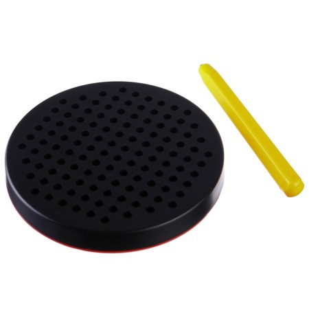 The training tablet "Magnetic drawing: fairy -tale patrol", 120 holes, black color-1