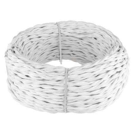 Retro cable of twisted w6453201, 20 m, 3x1.5, white color