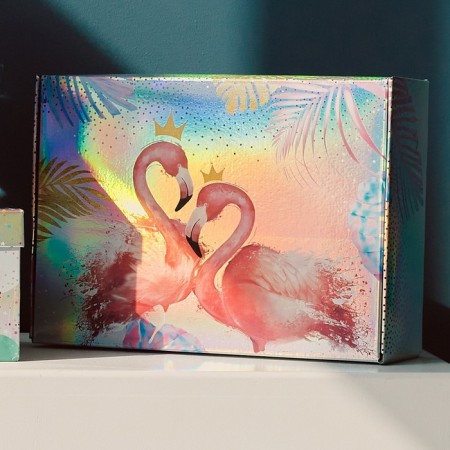 Gift folding box, packaging, “tropics”, 30.5 x 22 x 9.5 cm-6