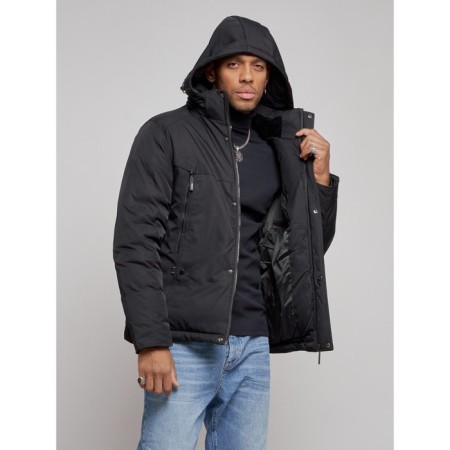 Sports male winter, size 66, black color-5