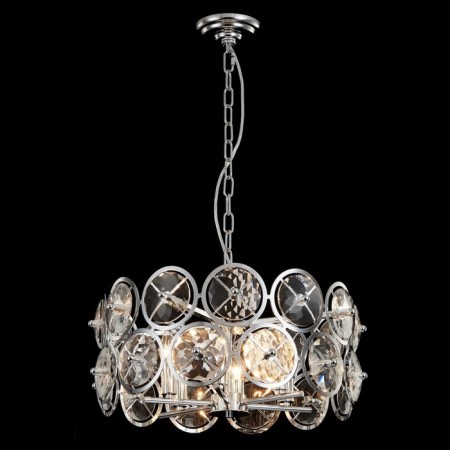 Crystal chandelier Gerhort G22047/6SN+CL, 6x40W, E14, 85x50x50 cm, transparent color