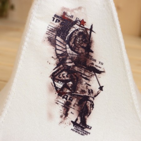 Bath cap "Gazeta" Print-1